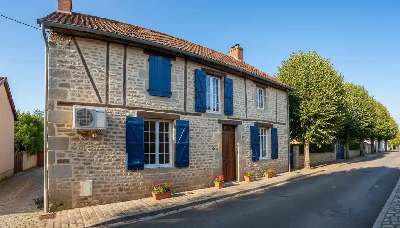 Installation pompe à chaleur à Vigeois